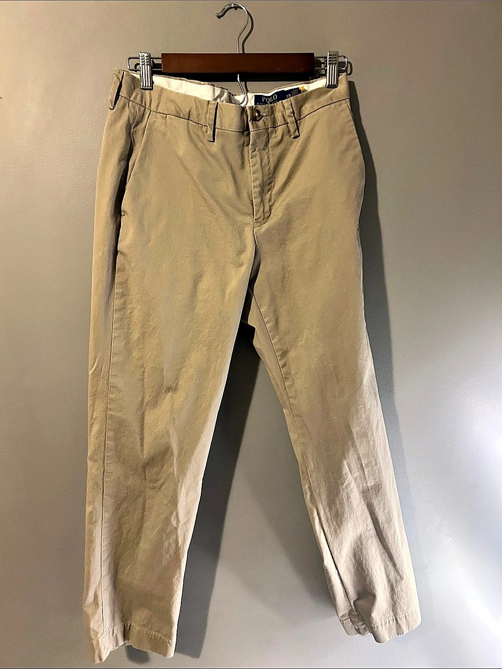 Polo Ralph Lauren Stretch Straight Fit Pants Khaki Waist 31/30
